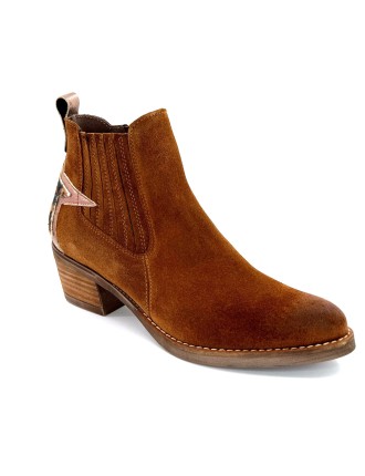 BOOTS MKD  1533-008 VELOURS COGNAC