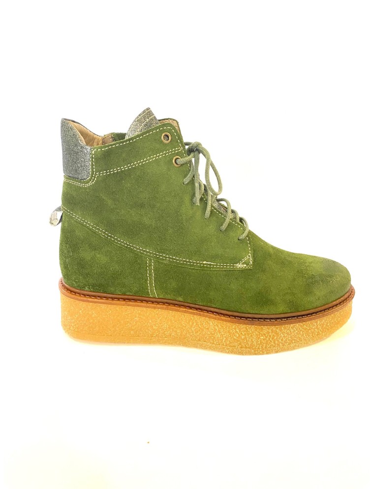 BOOTS MINKA 1548-001 VELOURS VERT