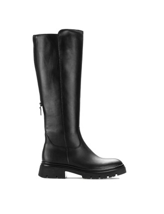 BOTTES GABOR 51 859 27 CUIR LISSE NOIR