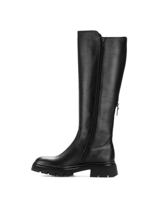 BOTTES GABOR 51 859 27 CUIR LISSE NOIR