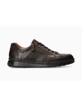 BASKET LACET MEPHISTO LISANDRO CUIR LISSE MARRON