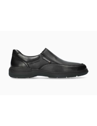 MOCASSINS MEPHISTO DAVY CUIR LISSE NOIR