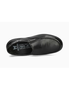 MOCASSINS MEPHISTO DAVY CUIR LISSE NOIR