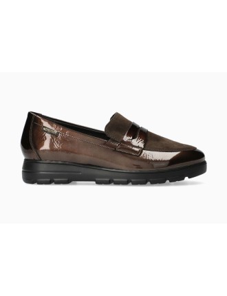 MOCASSIN MEPHISTO CARIMA VERNIS BRONZE