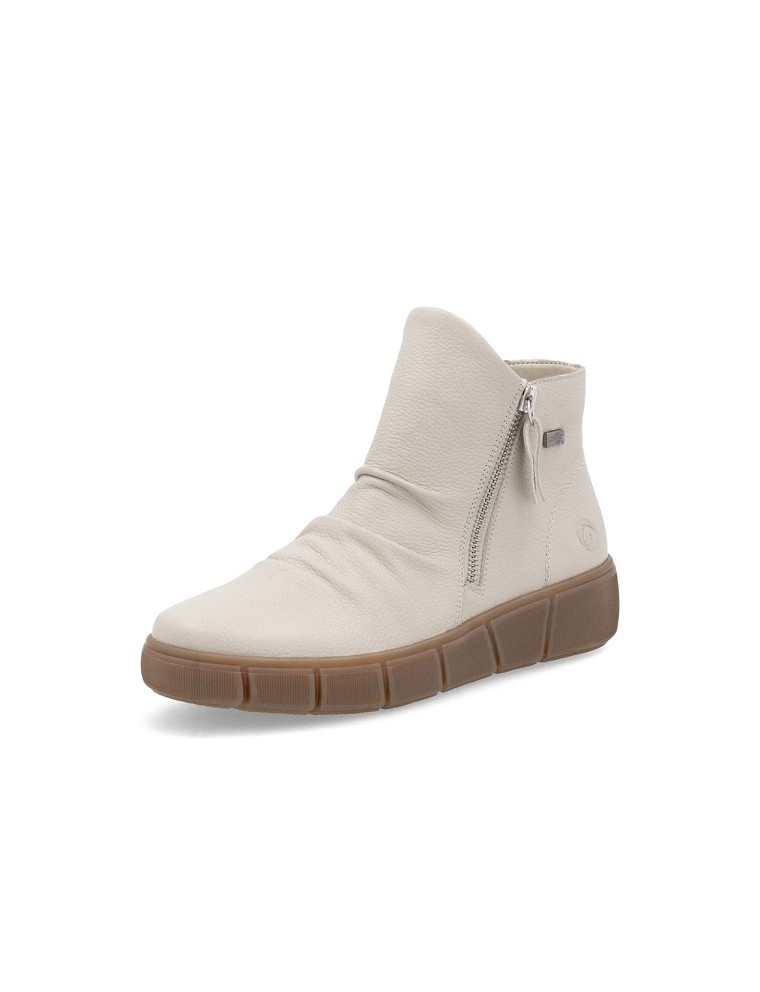 BOOTS REMONTE D1T73-60 CUIR LISSE BEIGE