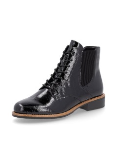 BOOTS REMONTE D0F79-00 CUIR VERNIS NOIR