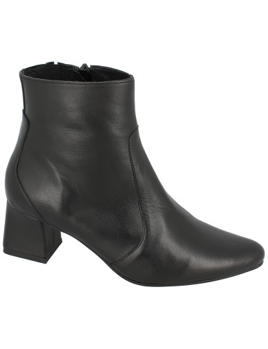 BOOTS GEO REINO JACAR CUIR LISSE NOIR