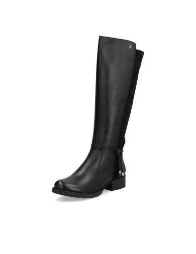 BOTTES RIEKER Z9564-00 CUIR LISSE NOIR