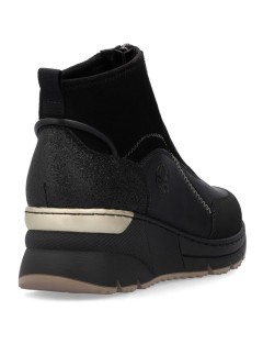 BOOTS RIEKER N6361-00 NOIR