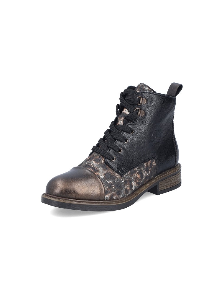 BOOTS RIEKER 71442-00 NOIR