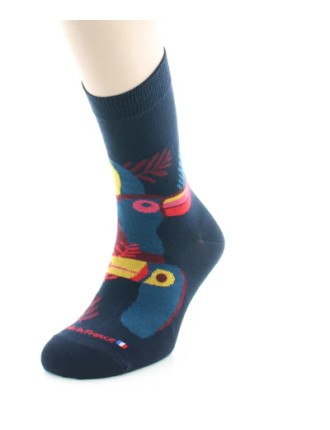 CHAUSSETTES DAGOBERT TOUCAN MARINE TAILLE 39/42