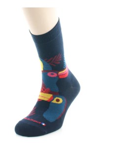 CHAUSSETTES DAGOBERT TOUCAN MARINE TAILLE 39/42