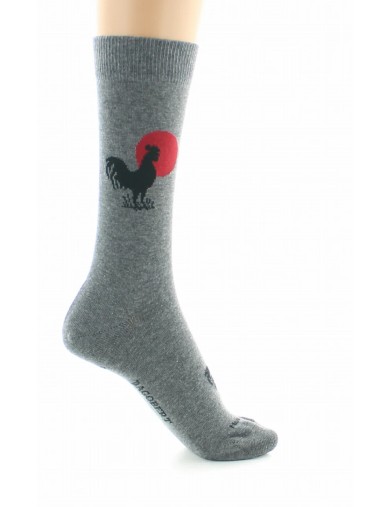 CHAUSSETTES DAGOBERT COQ GRIS TAILLE 39/42