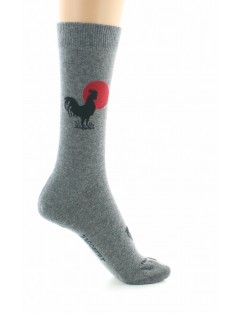 CHAUSSETTES DAGOBERT COQ GRIS TAILLE 39/42