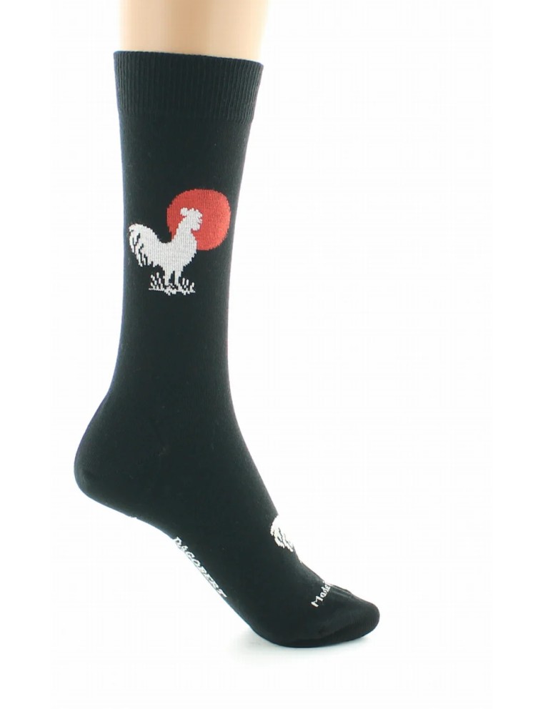 CHAUSSETTES DAGOBERT COQ NOIR TAILLE 39/42