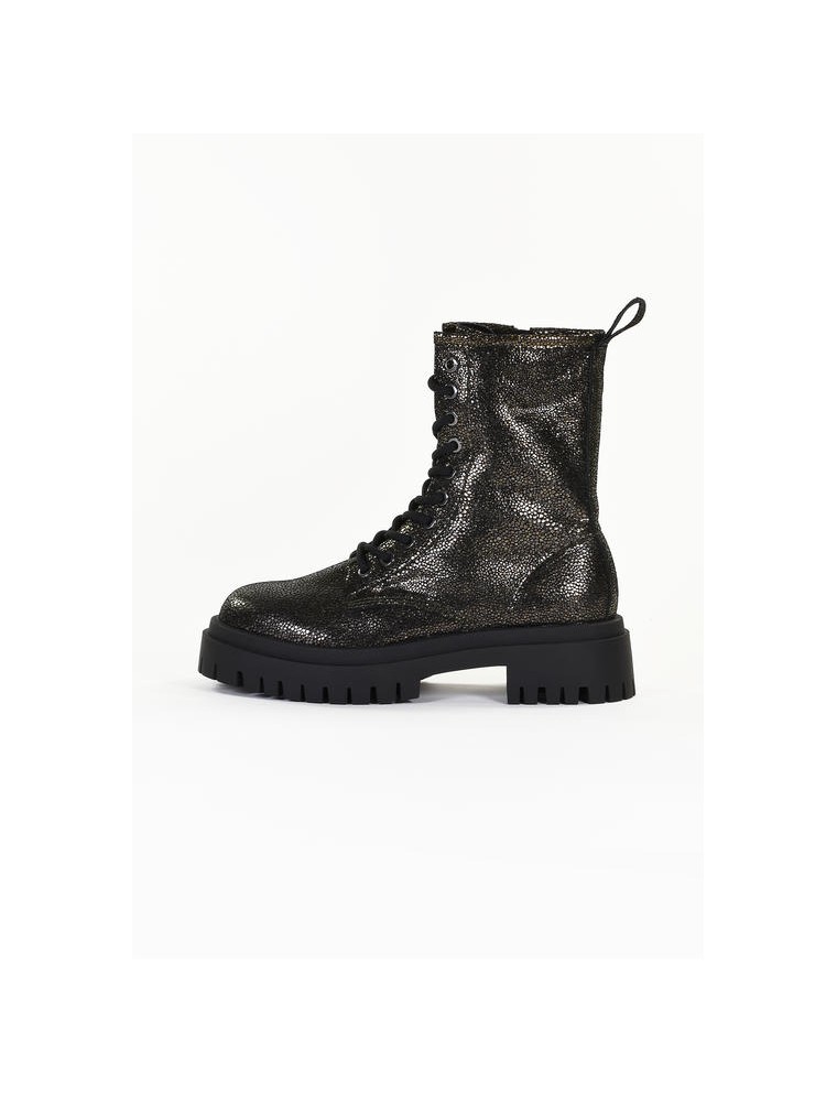 BOOTS EMILIE KARSTON ADAEL CUIR GRAINE NOIR