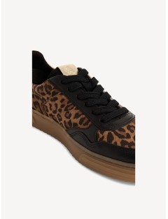 BASKET TAMARIS 23617-42 LEOPARD NOIR