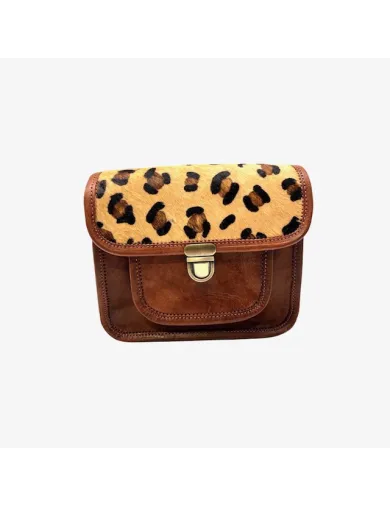 SAC LEOPARD LL045L LOUISA LEE PETIT FORMAT