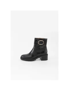 BOOTS QUINN EMILIE KARSTON CUIR LISSE NOIR