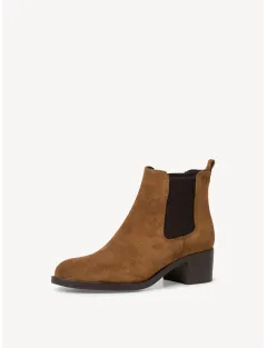 BOOTS 25026-41-327 TAMARIS CUIR VELOURS MARRON