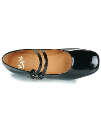 BALLERINES AFENE MAMZELLE VERNIS NOIR