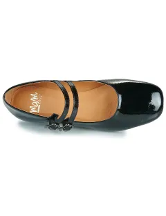 BALLERINES AFENE MAMZELLE VERNIS NOIR