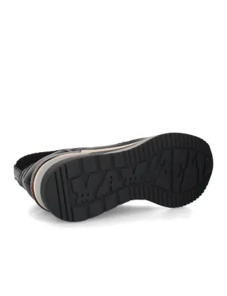 BASKETS VIDEO MAMZELLE CUIR VERNIS NOIR