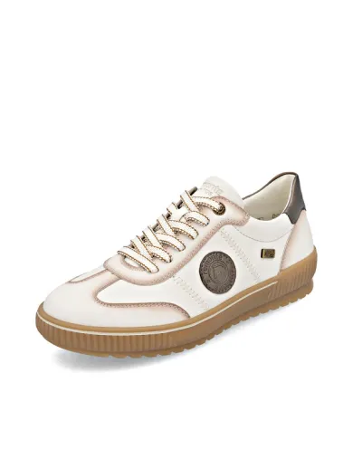 BASKETS REMONTE D0702-60 CUIR LISSE BEIGE