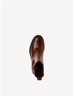 BOOTS TAMARIS 25307-45-395 CUIR CROCO MARRON