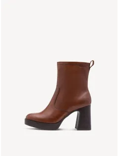 BOOTS TAMARIS 25324-45-311 CUIR LISSE MARRON