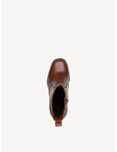 BOOTS TAMARIS 25324-45-311 CUIR LISSE MARRON