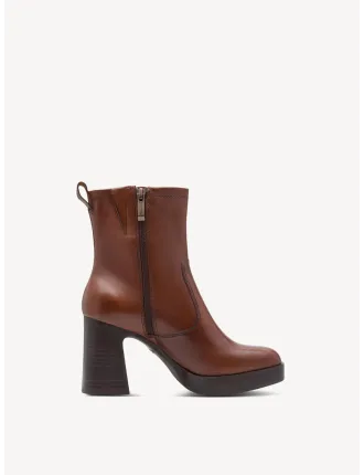 BOOTS TAMARIS 25324-45-311 CUIR LISSE MARRON