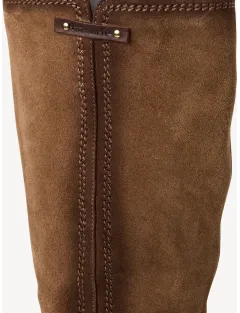 BOTTES TAMARIS 25501-45-300 CUIR VELOURS MARRON