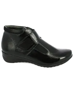 BOOTS GEO REINO KESTADOI CUIR VERNIS NOIR